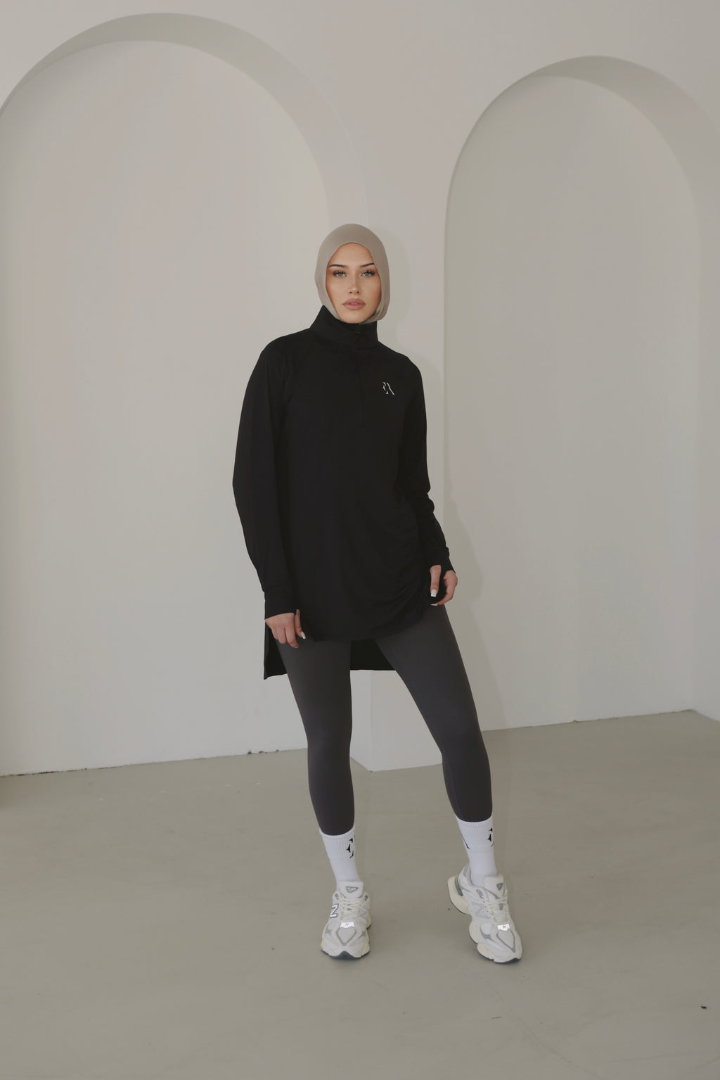 Essential Half-Zip Top