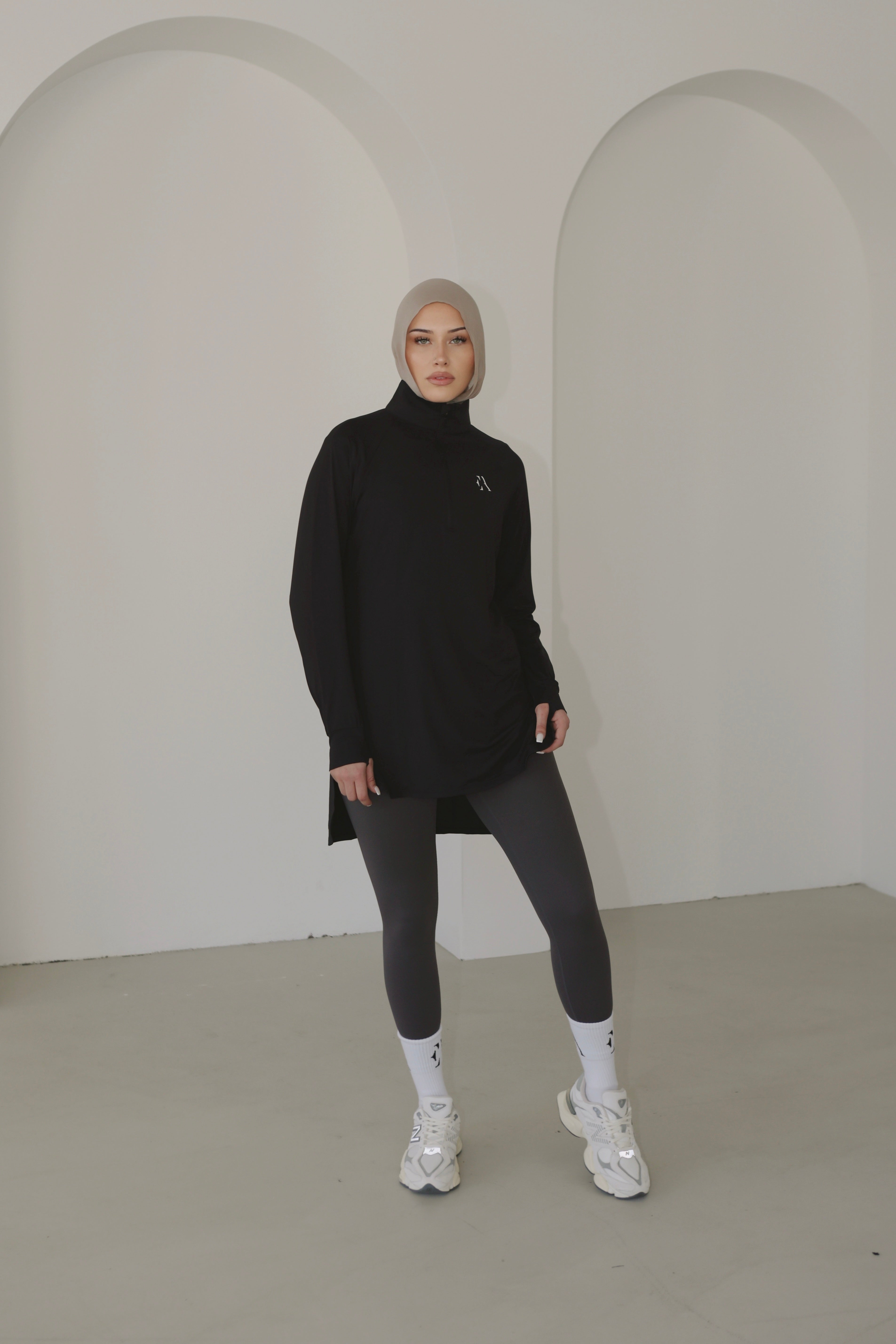 Essential Half-Zip Top