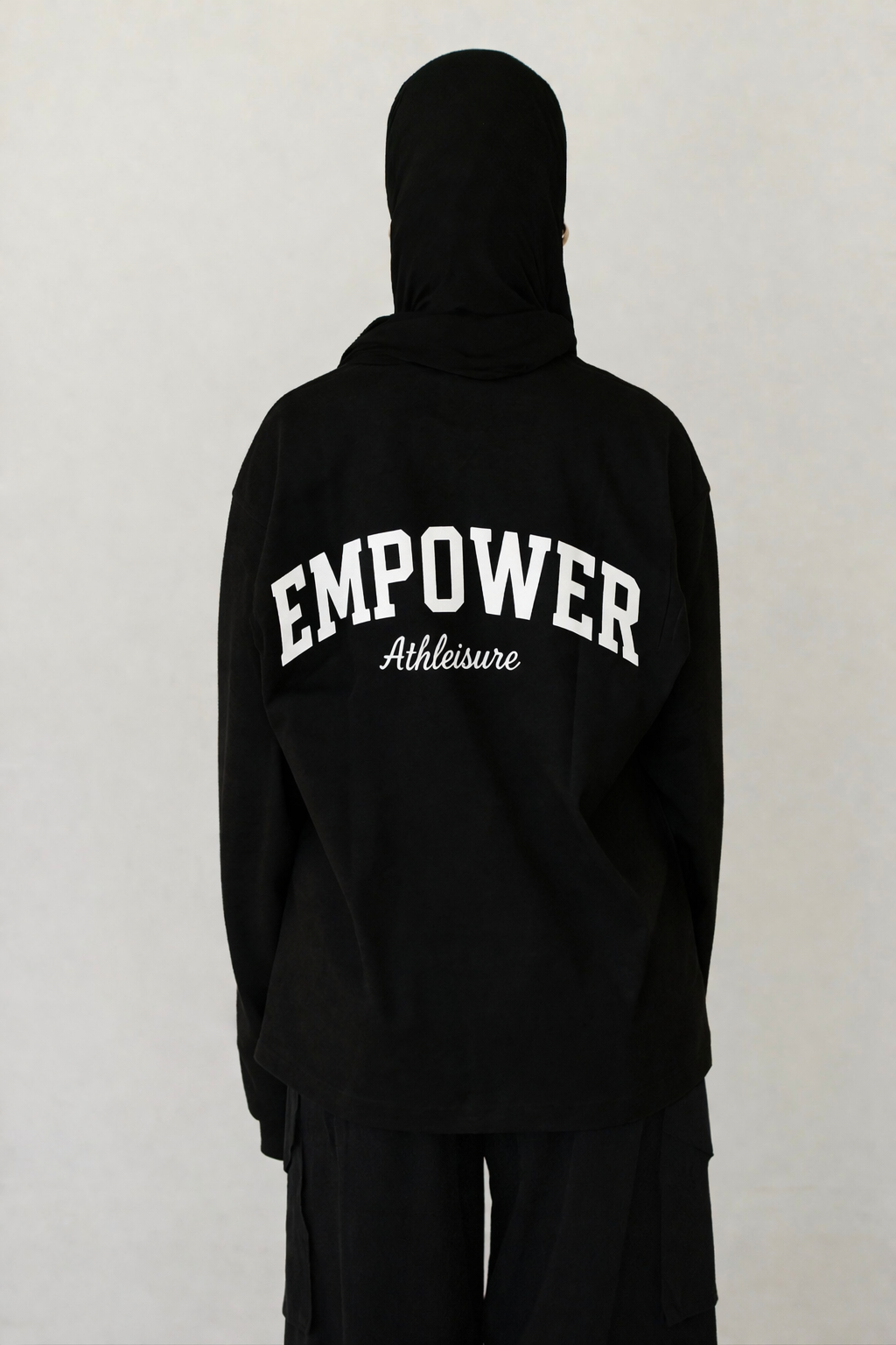 Relaxed Long Sleeve Top Black