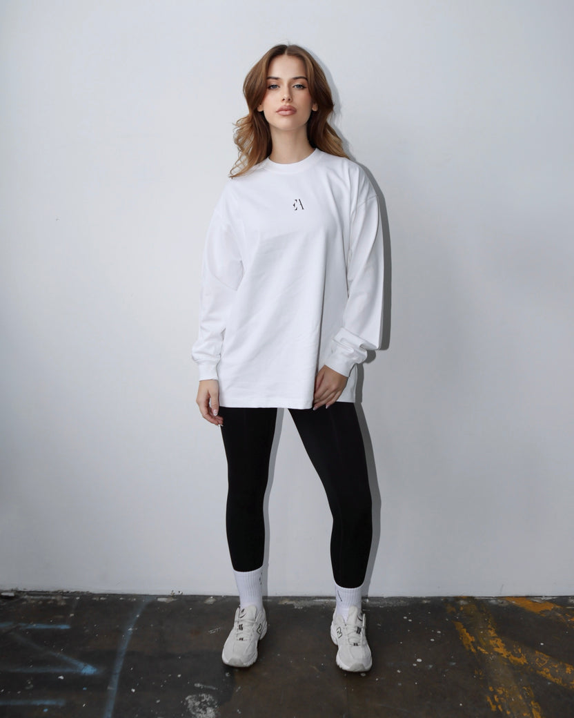 Tea Essential Oversized Long Sleeve Tee