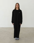 Essential T-shirt Dress Black