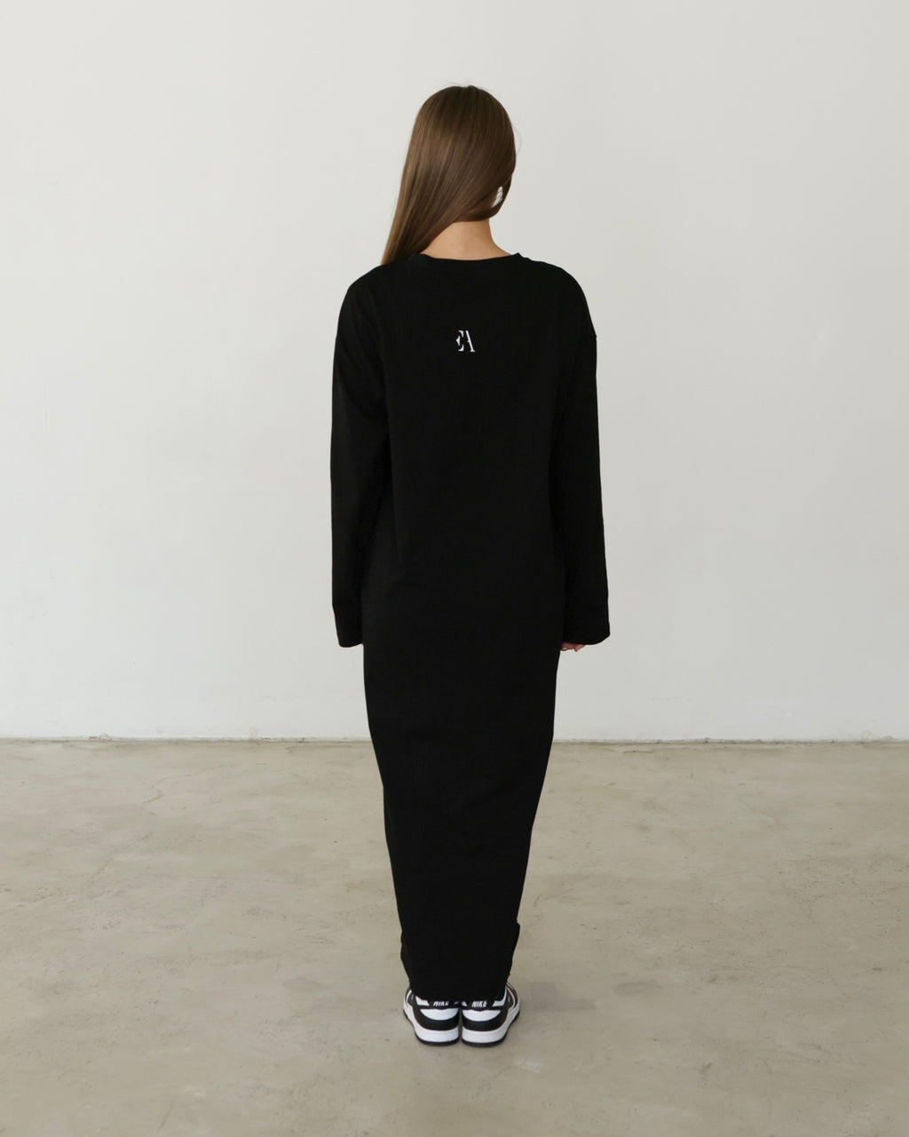 Essential T-shirt Dress Black