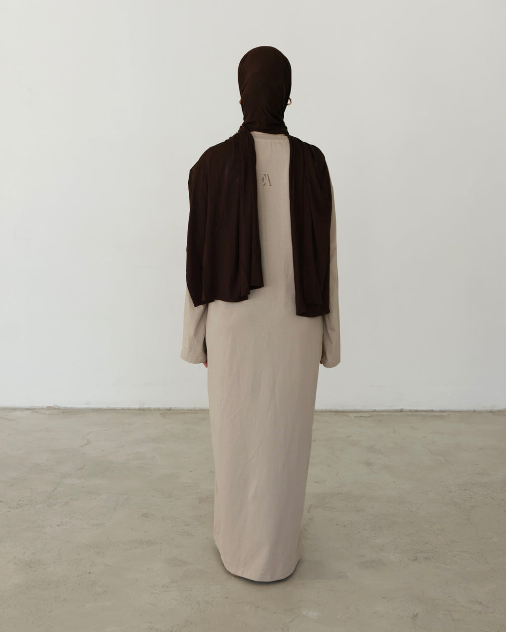 Essential T-shirt Dress Beige