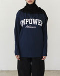 Casual Long Sleeve Top Navy
